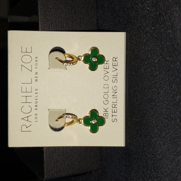 Rachel Zoe Clover Earrings *NWOT* - Picture 1 of 3